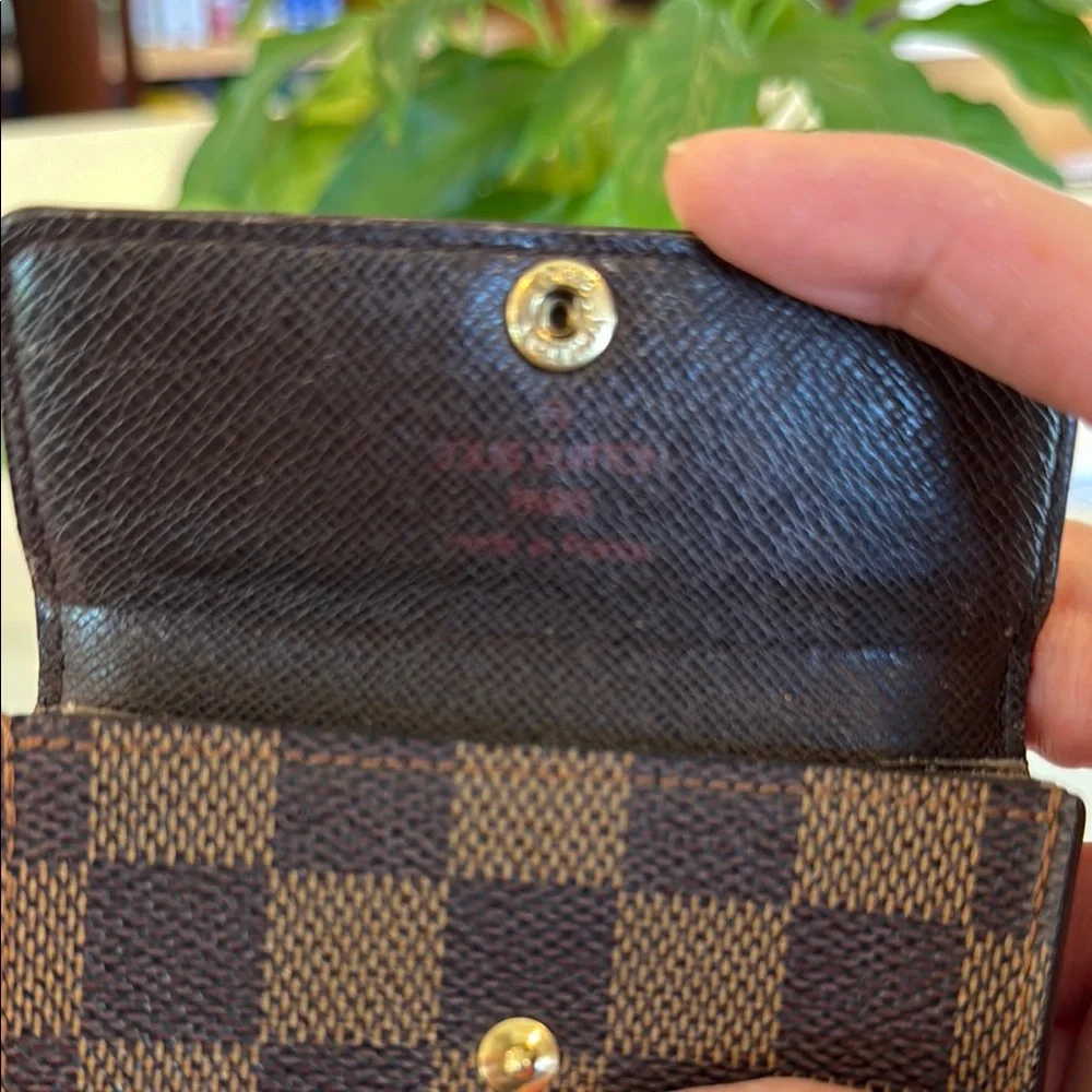 Louis Vuitton Ludlow Damier Ebene Brown Waller - Picture 5 of 7
